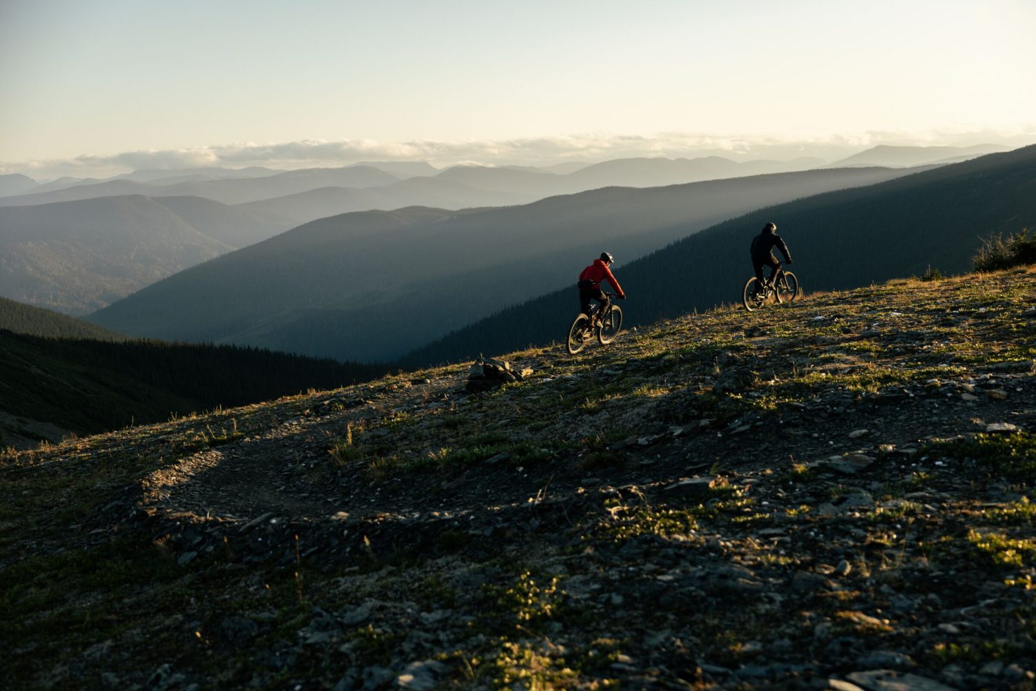 Mountain Biking on Morfee Mountain in Mackenzie.